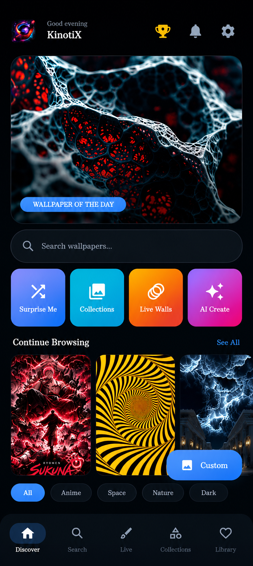KinotiX Personalized Feed & Recommendations